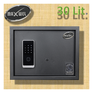 biometric Electronic Lock Box 30 Lit.
