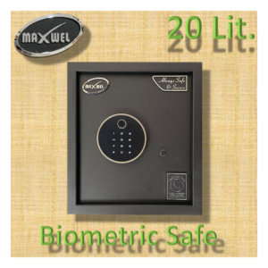 Biometric Electronic Lock Box 20 Lit.